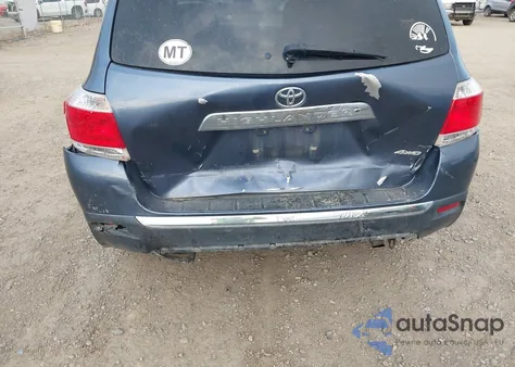 2013 Toyota Highlander Limited V6 from USA, damaged, VIN 5TDDK3EH5DS205022